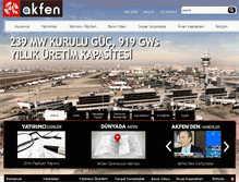 Tablet Screenshot of akfen.com.tr